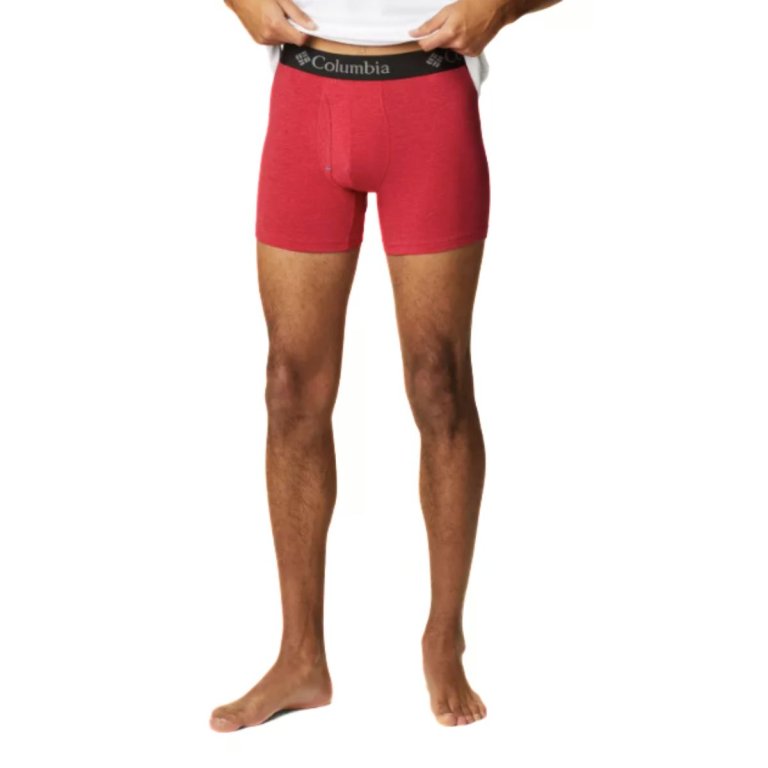 Труси Columbia Tri Blend Boxer Briefs 3 Pack M - синьо/червоно/сірі