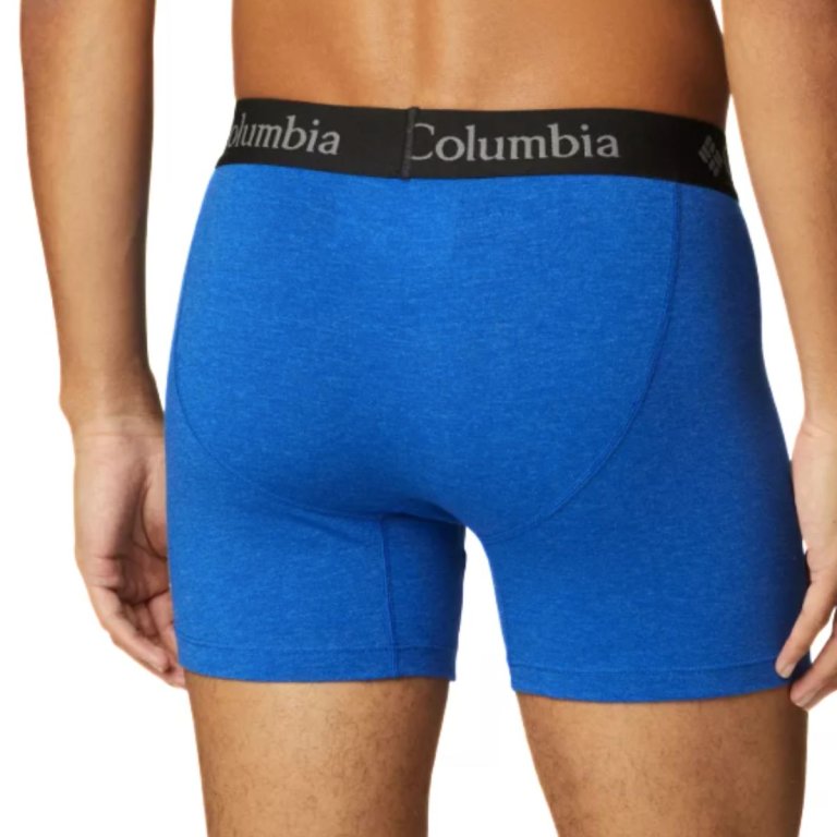 Труси Columbia Tri Blend Boxer Briefs 3 Pack M - синьо/червоно/сірі