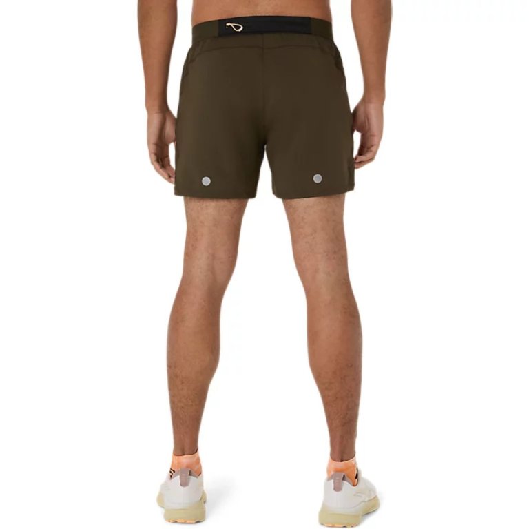 Шорти Asics Road 5In Short M - коричневі