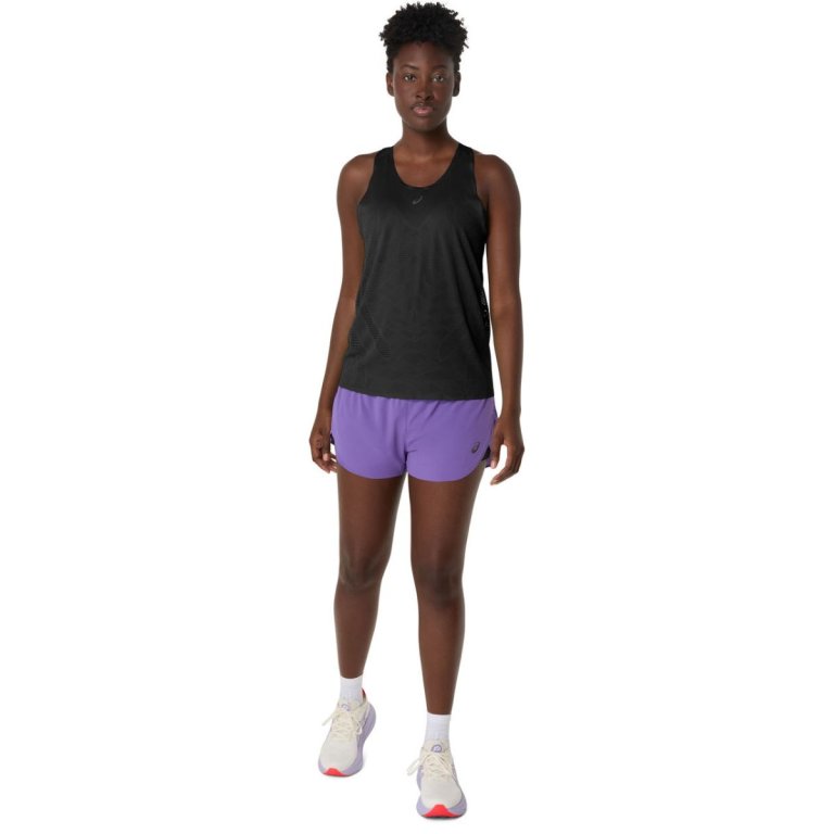 Шорти Asics Metarun Split Short W - фіолетові
