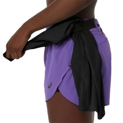Шорти Asics Metarun Split Short W - фіолетові