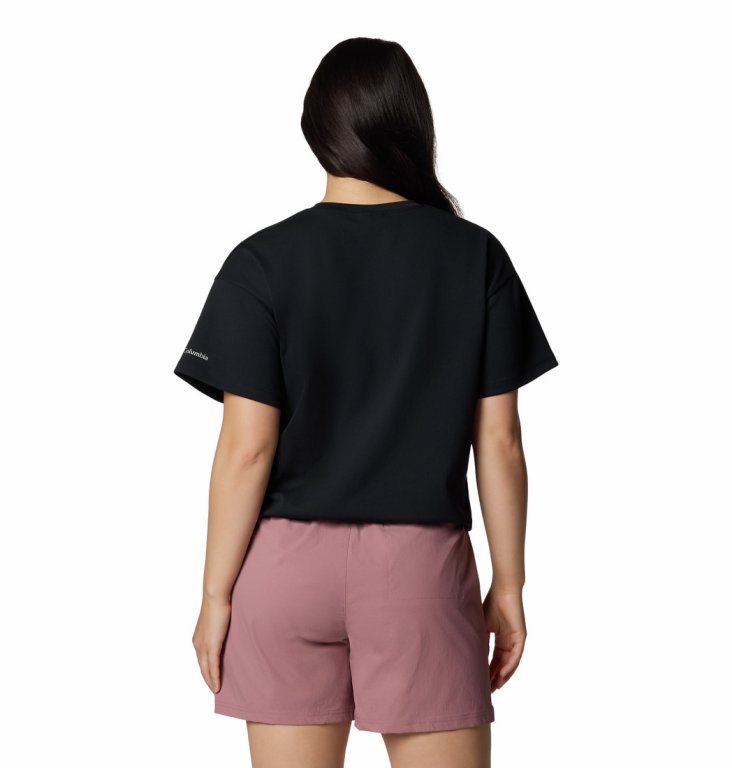 Футболка Columbia Granite Point™ Knit SS W - чорна