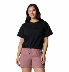 Футболка Columbia Granite Point™ Knit SS W - чорна