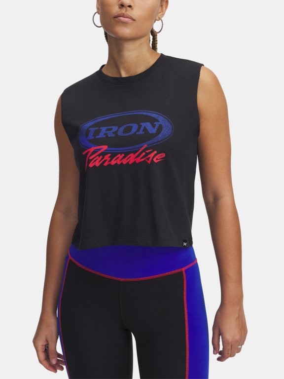 Майка UA Project Rock Ip Tank Wmn Black