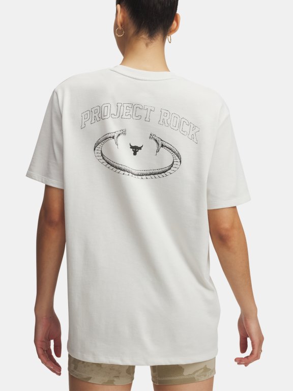 Футболка UA Project Rock Campus T Wmn White
