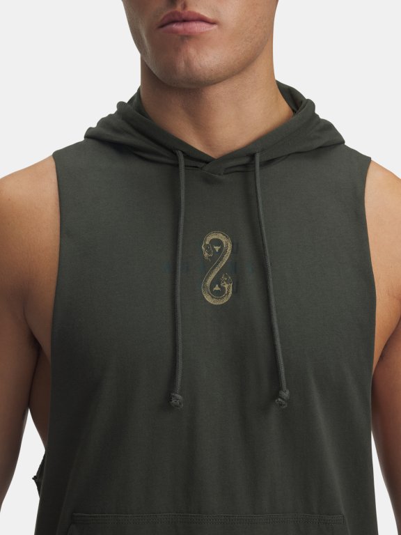 Кофта UA Project Rock Snake SL HD Man Green