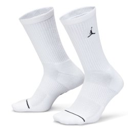 Шкарпетки Nike Jordan Everyday Cush Poly Crew 3 Pack M - біло/чорні