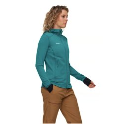 Кофта Mammut Taiss Light ML Hooded Jacket W - зелена