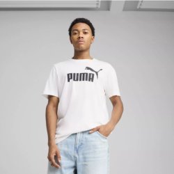 Футболка Puma Ess No. 1 Logo Tee M - біла