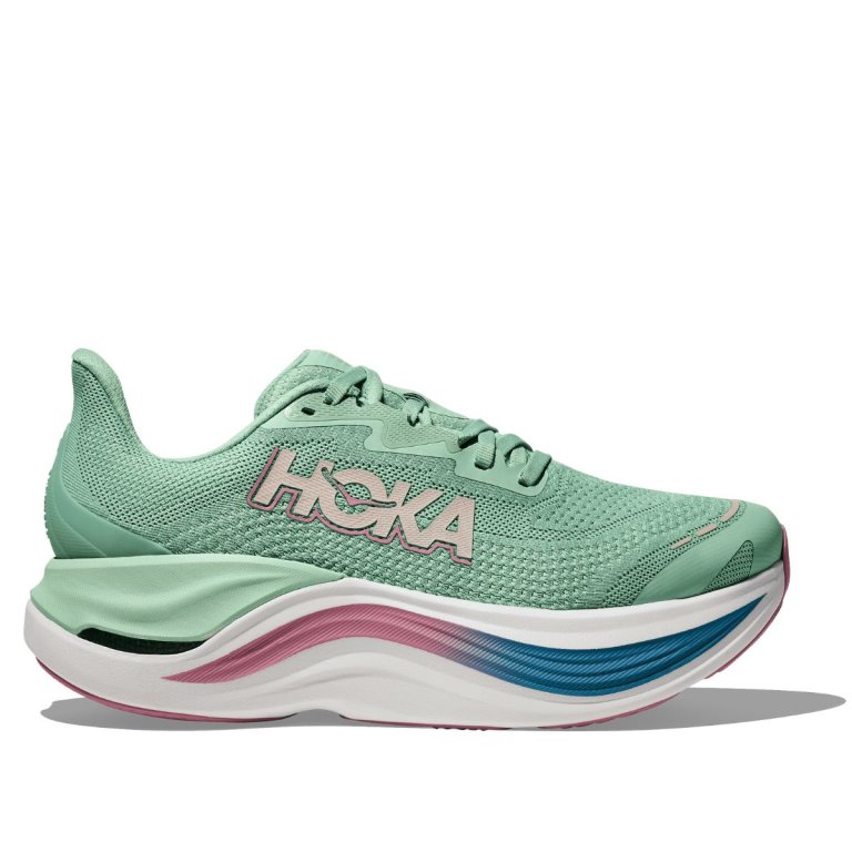Кросівки Hoka Skyward X W - зелено/рожеві