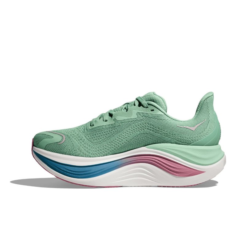 Кросівки Hoka Skyward X W - зелено/рожеві