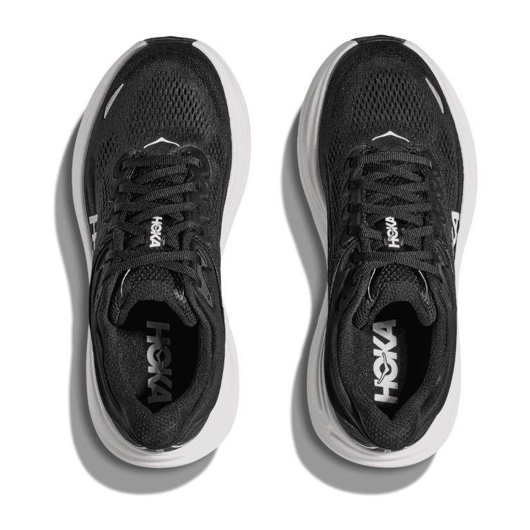 Кросівки Hoka Bondi 9 Wide W - чорно/білі