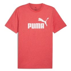 Футболка Puma Ess No. 1 Logo Heather Tee M - червона