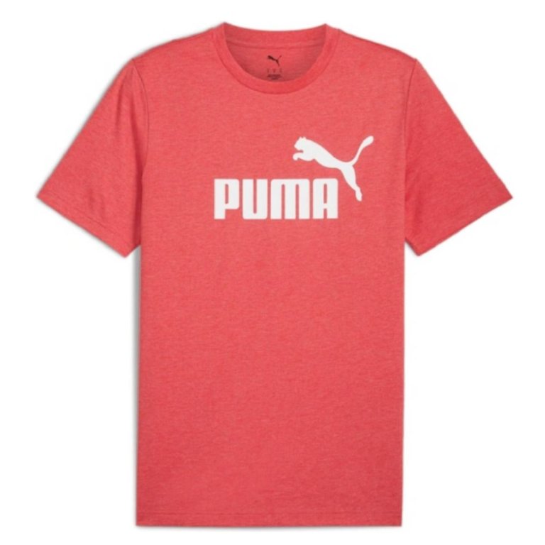 Футболка Puma Ess No. 1 Logo Heather Tee M - червона