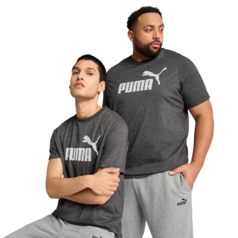 Футболка Puma Ess No. 1 Logo Heather Tee M - сіра