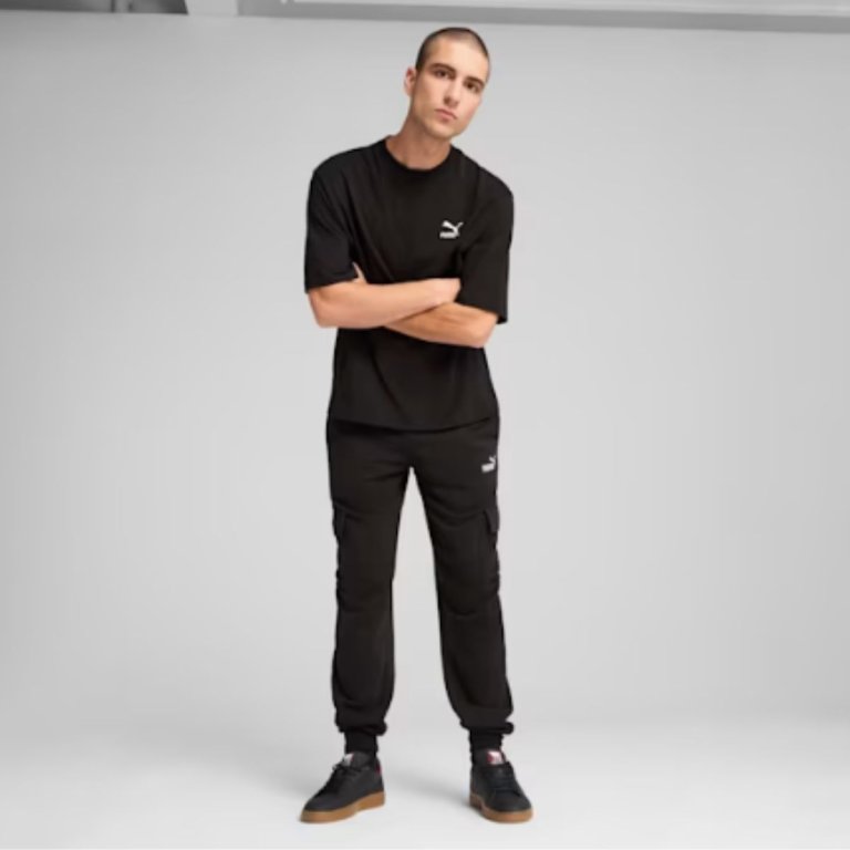 Штани Puma Ess No. 1 Logo Cargo Pants FL CL M - чорні