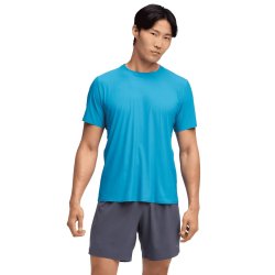 Футболка Hoka Airolite Short Sleeve 2.0 M - синя