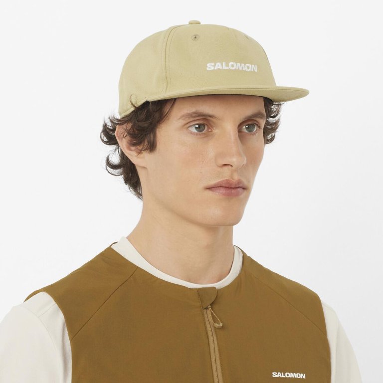 Кепка Salomon Logo Flat Cap - зелена