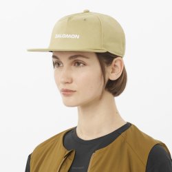 Кепка Salomon Logo Flat Cap - зелена