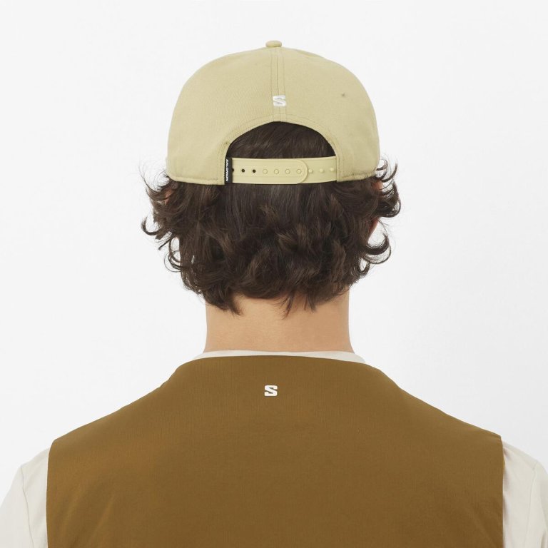 Кепка Salomon Logo Flat Cap - зелена
