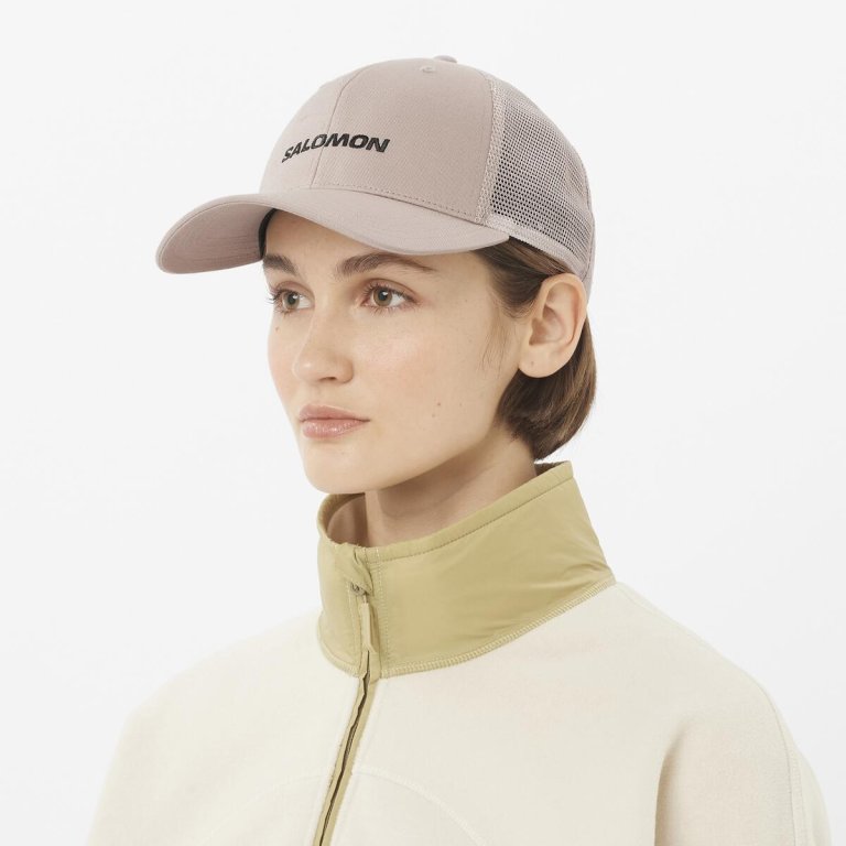 Кепка Salomon Logo Trucker - бежева