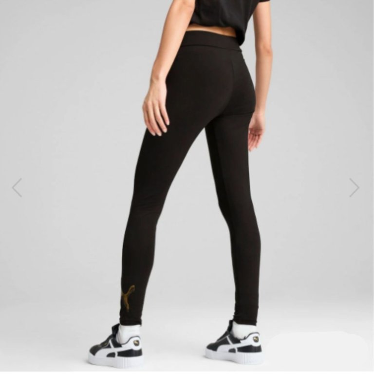 Легінси Puma Ess Metallic Leggings W - чорні
