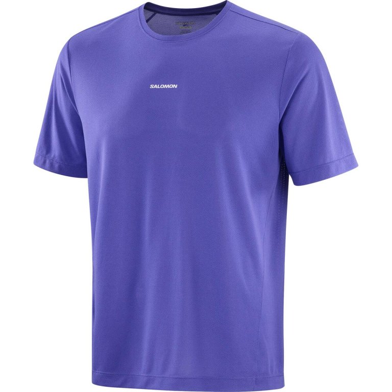 Футболка Salomon SHKout Core SS Tee M - синя