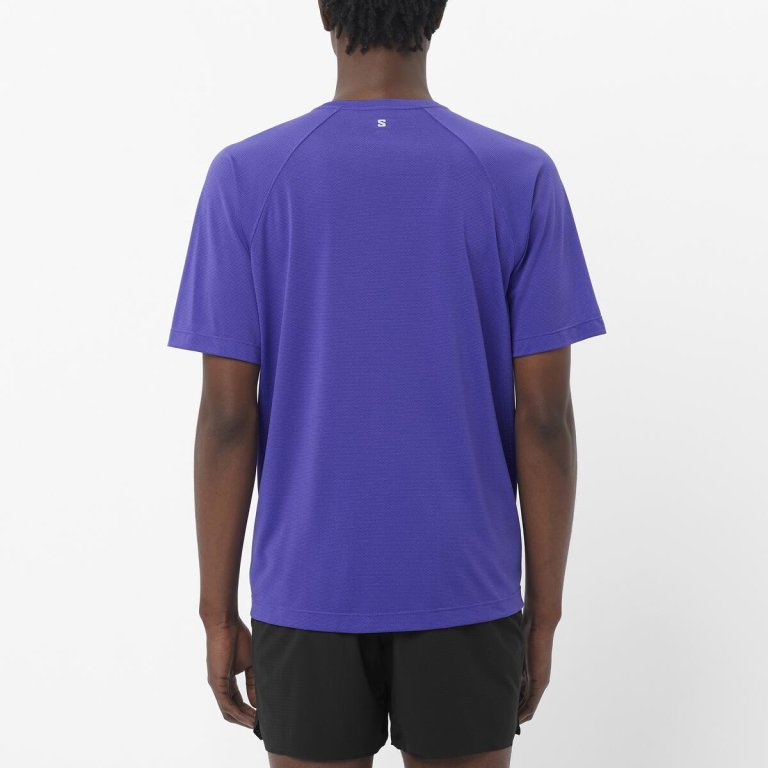 Футболка Salomon SHKout Core SS Tee M - синя