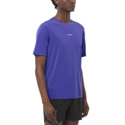 Футболка Salomon SHKout Core SS Tee M - синя