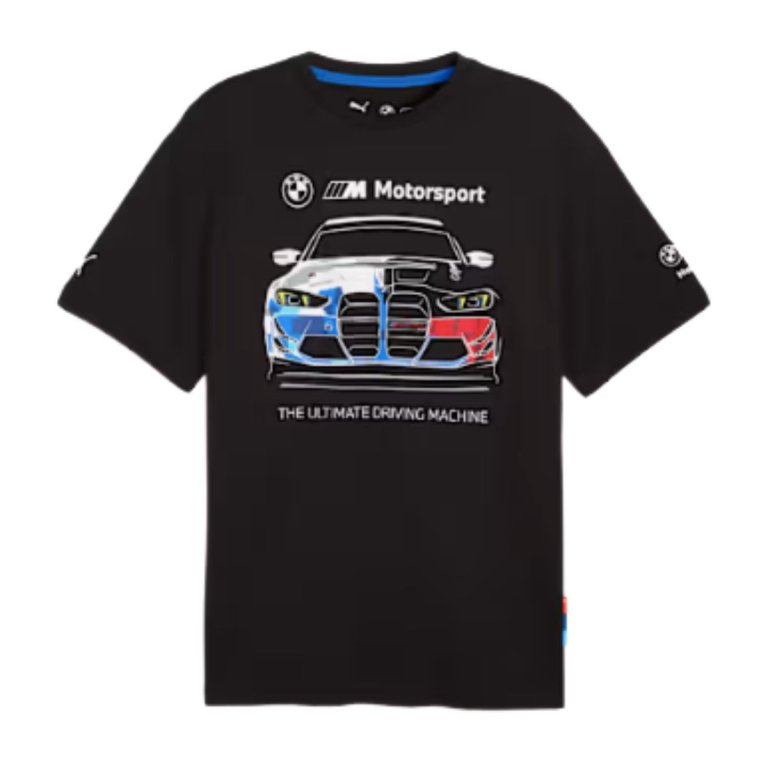 Футболка Puma BMW MMS Bold Graphic Tee M - чорна