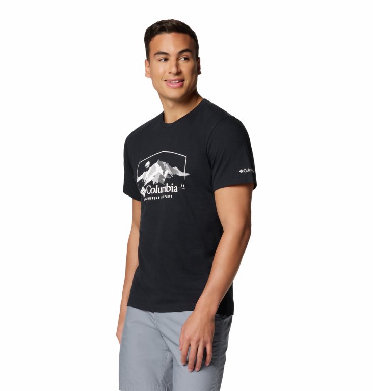 Футболка Columbia Path Lake™ Graphic Tee II M - чорна