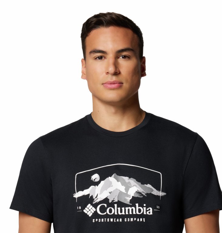 Футболка Columbia Path Lake™ Graphic Tee II M - чорна