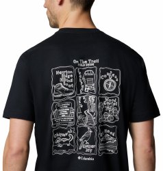 Футболка Columbia Kettle River™ Back Graphic Tee M - чорна