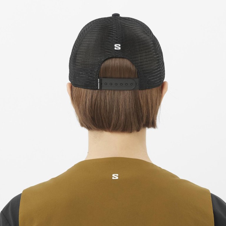 Кепка Salomon Logo Trucker Cap - чорна