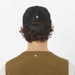 Кепка Salomon Logo Trucker Cap - чорна