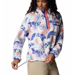 Кофта Columbia Helvetia™ II Printed Cropped Half Snap W - біло/синьо/помаранчева