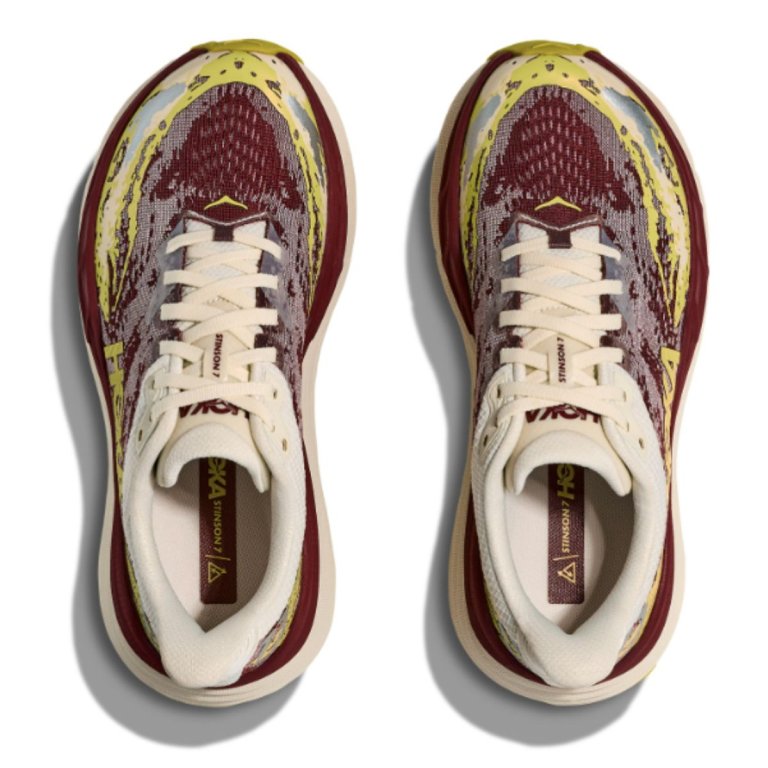 Кросівки Hoka Stinson 7 W - червоно/бежеві
