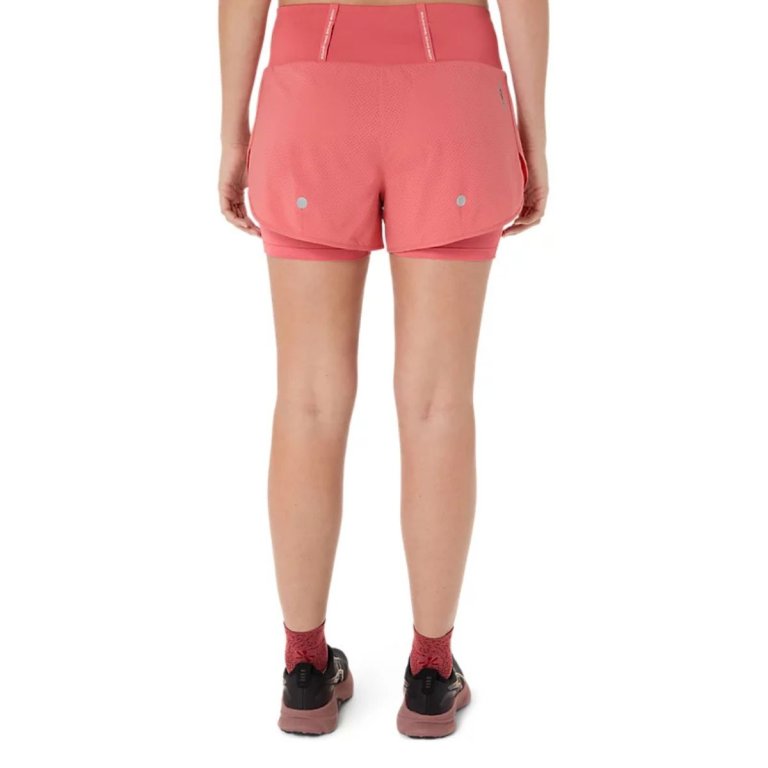 Шорти Asics Road 2-N-1 3.5In Short W - рожеві