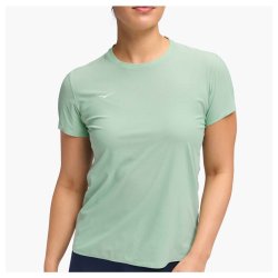 Футболка Hoka Airolite Short Sleeve 2.0 W - зелена