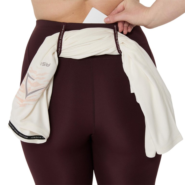 Шорти Asics Road High Waist 8In Sprinter W - фіолетові