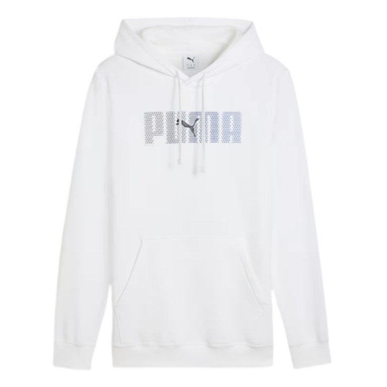 Худі Puma Ess Logo Lab Hoodie FL M - біле