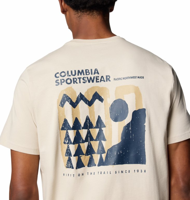Футболка Columbia Explorers Canyon™ Back SS Tee M - бежева