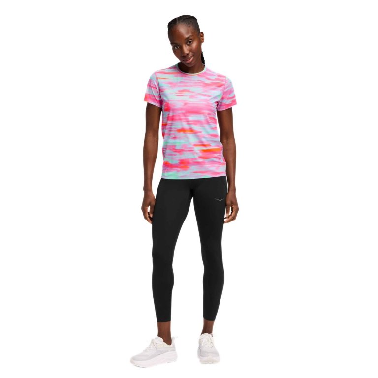 Футболка Hoka Airolite Short Sleeve 2.0 W - рожева