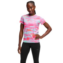 Футболка Hoka Airolite Short Sleeve 2.0 W - рожева