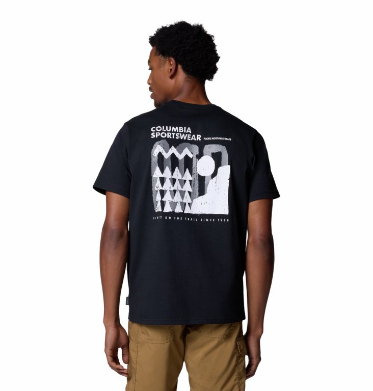 Футболка Columbia Explorers Canyon™ Back SS Tee M - чорна