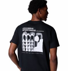 Футболка Columbia Explorers Canyon™ Back SS Tee M - чорна