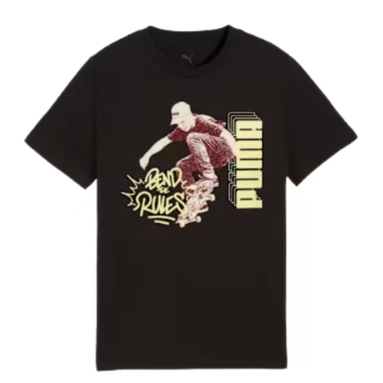Футболка Puma Mid90S Graphic Tee I J - чорна