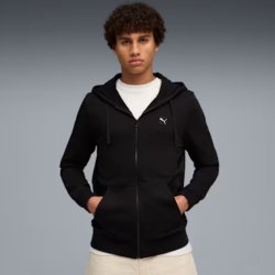 Кофта Puma Ess Elevated FZ Hoodie FL M - чорна