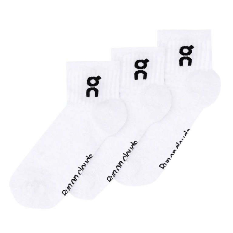 Шкарпетки On Logo Sock Mid 3P - білі