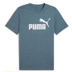 Футболка Puma Ess No. 1 Logo Heather Tee M - синя
